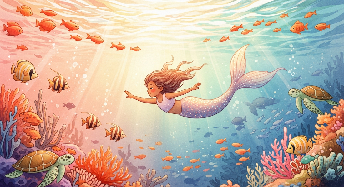 Personalized Mermaid Story Books for Little Dreamers