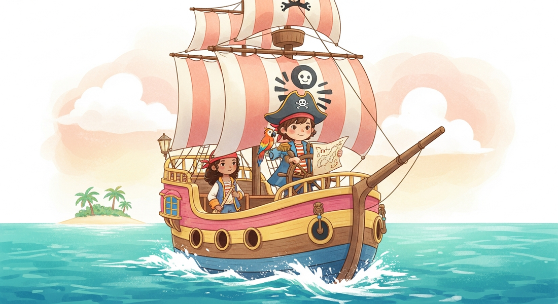 Personalized Pirate Adventure Books for Kids: Set Sail for Treasure