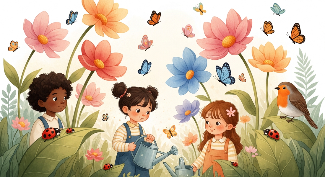 Personalized Nature & Garden Adventure Books for Kids