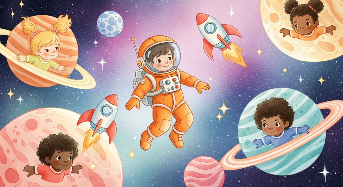 Personalized Space & Astronaut Books: Journey to the Stars