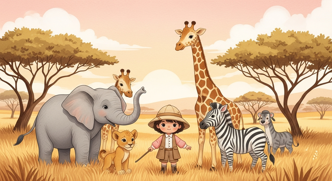 Personalized Animal Adventure Books: Safari, Farm & Forest
