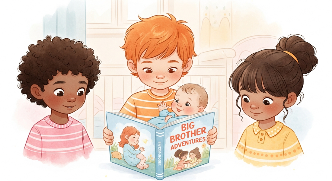 Personalized Books as New Baby Sibling Gifts