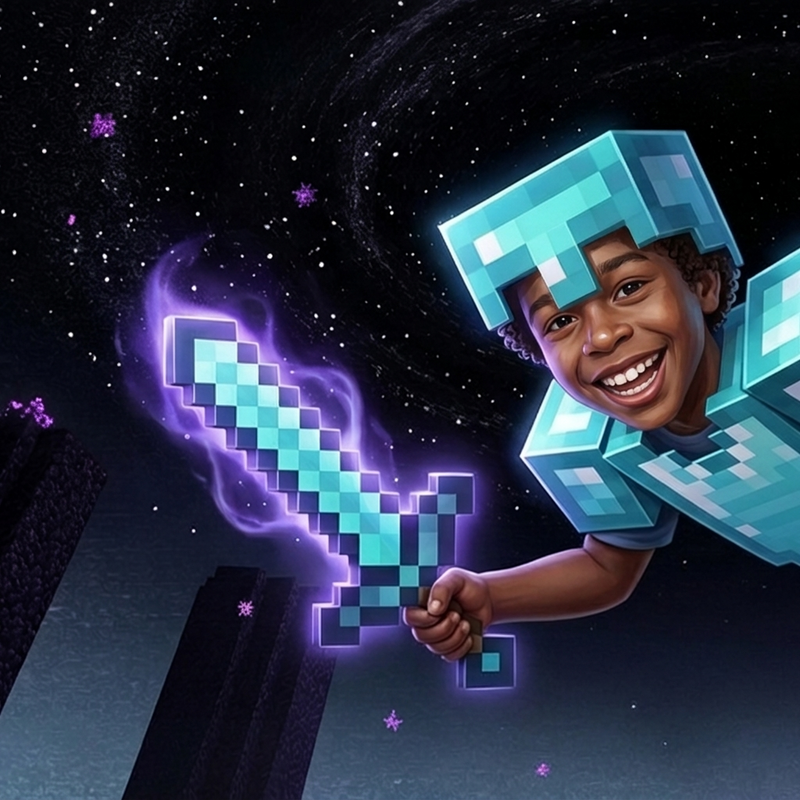 Explore the Minecraft world