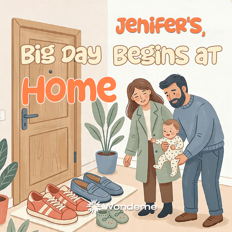 Big Day Begins at Home