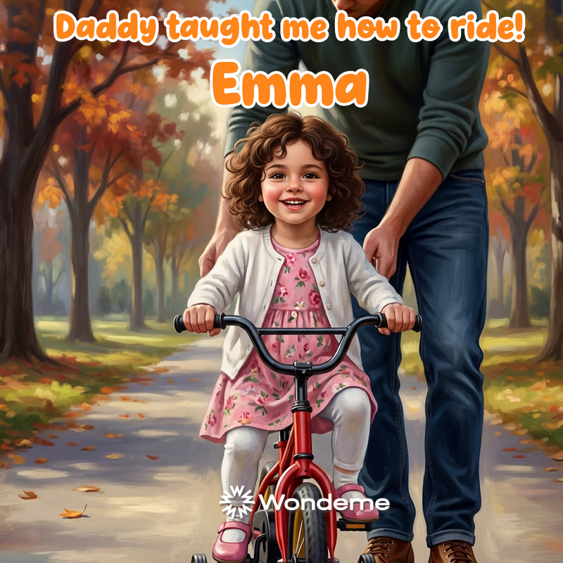 Daddy taught me how to Ride