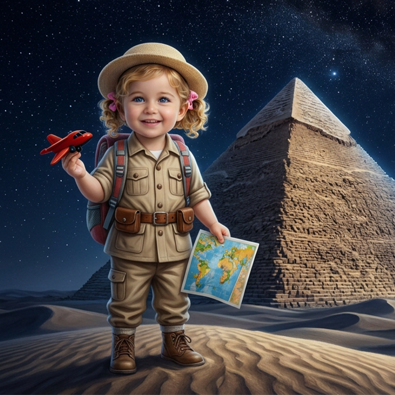The Travel Book of Little Explorer