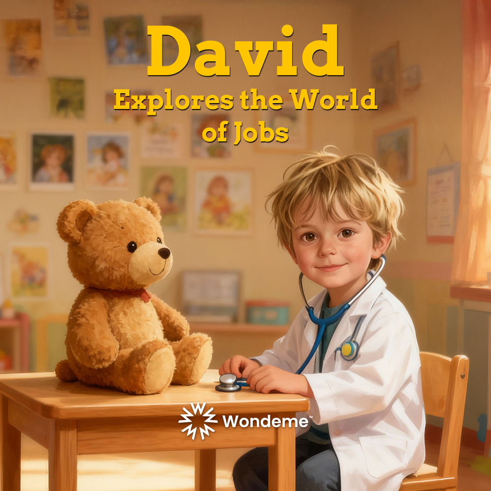 Boy Explores the World of Jobs