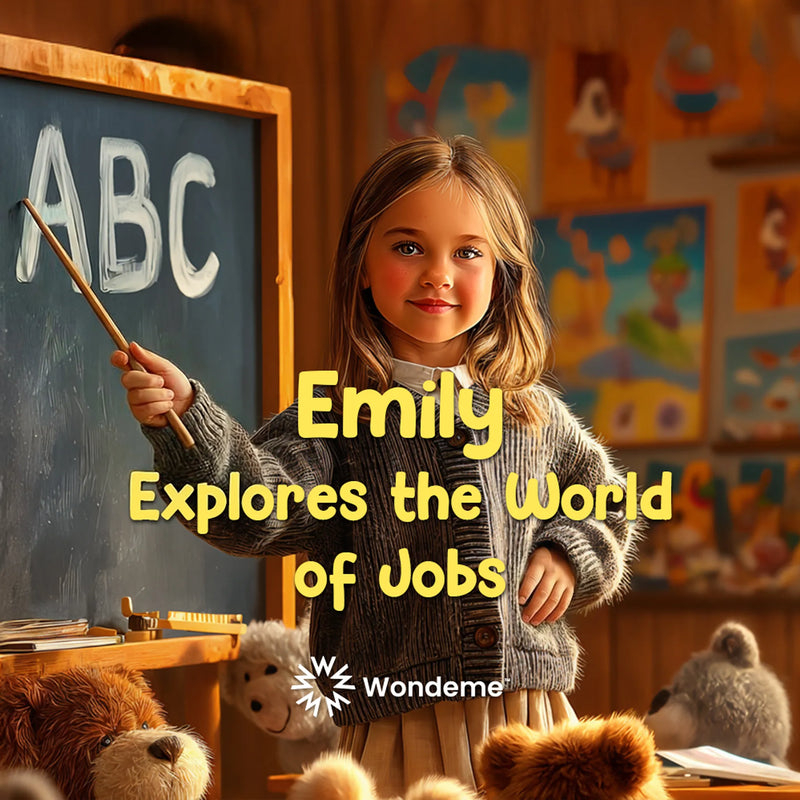 Girl Explores the World of Jobs
