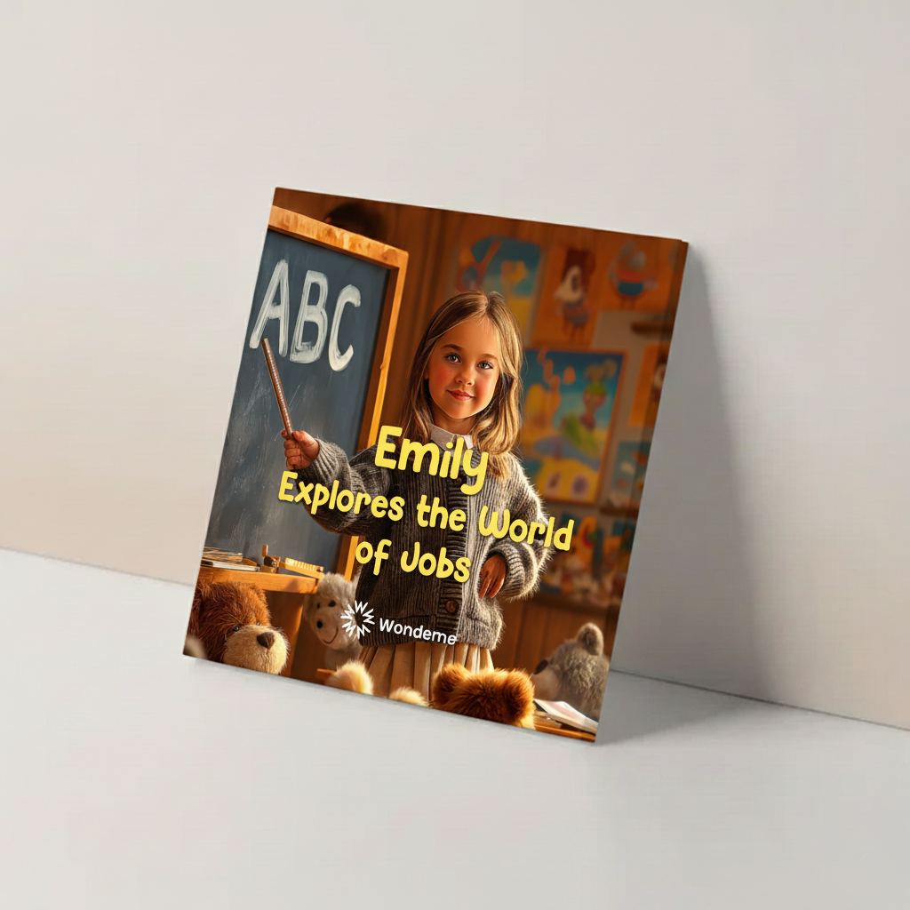Girl Explores the World of Jobs