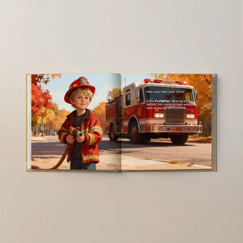 Boy Explores the World of Jobs